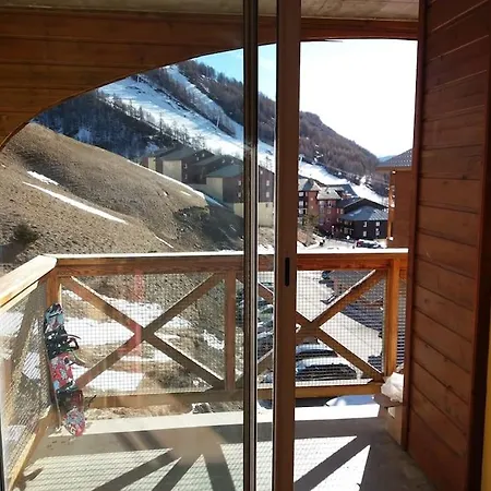 Appt Dans Chalet Residence Les Balcons Du Soleil Allos Exterior foto